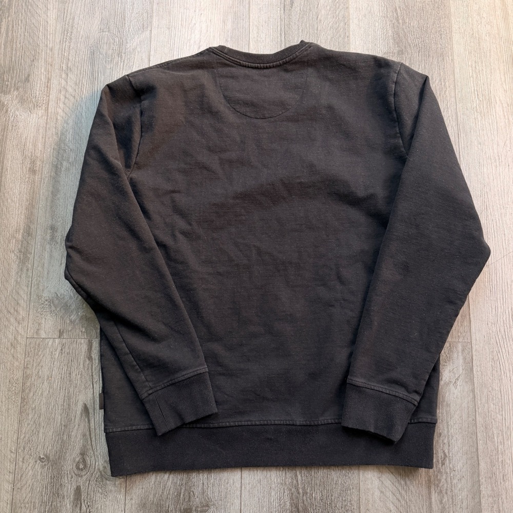 Patagonia Mens L Black Uprisal Crew Sweatshirt Recycled Regular Fit Logo - Picture 3 of 7